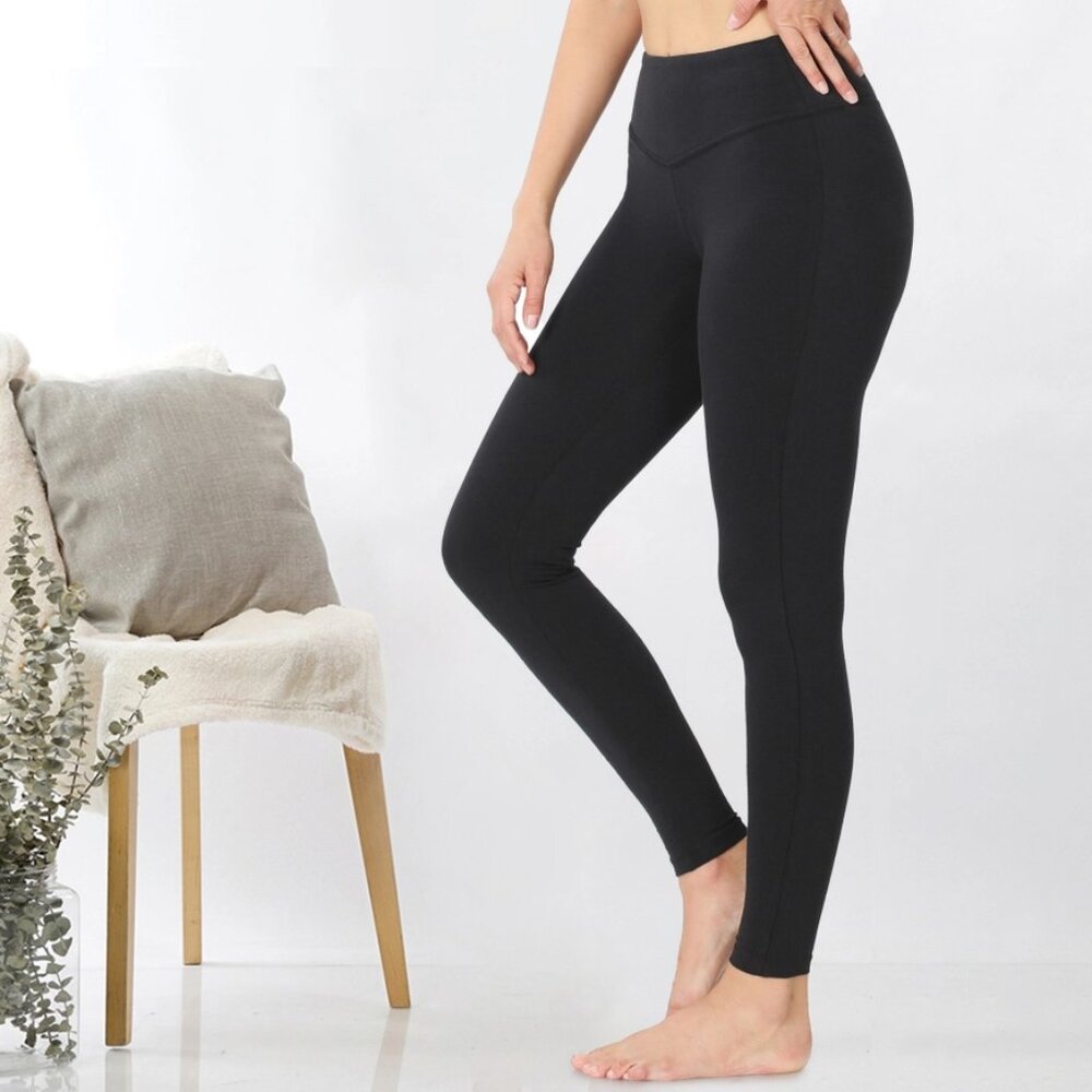 Tummy Control Microfiber Leggings
